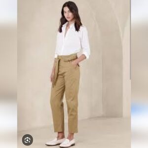 New BR Utility Tie Waist Pants